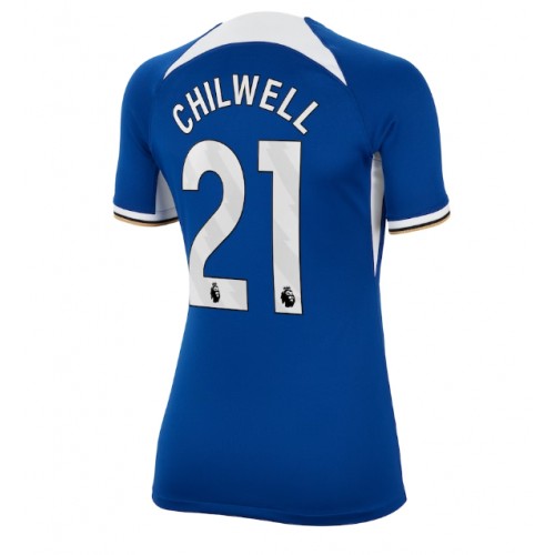 Dámy Fotbalový dres Chelsea Ben Chilwell #21 2023-24 Domácí Krátký Rukáv